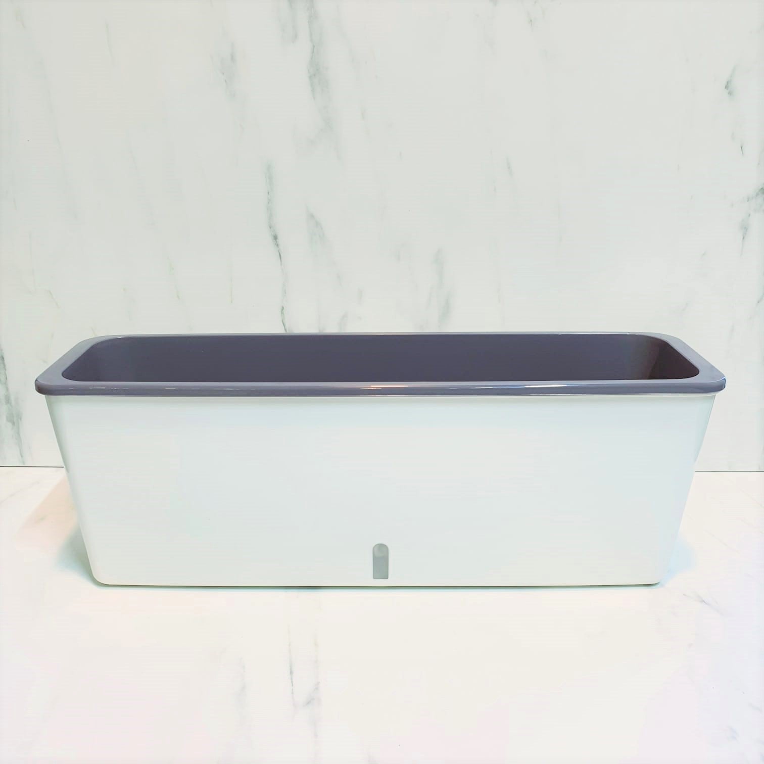 Rectangular Pot Front View Self Watering Sleek Rectangle Pot - Pot Only (PA19) – Plants & Friends